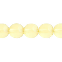 Czech Druk 10mm Beads 18/strand Trans Jonquil