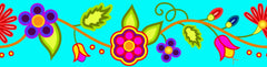 Printed Ribbon 2" Sunny Pop - Per Yard