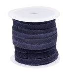 Suede Lace 5mm Blue 10m Spool