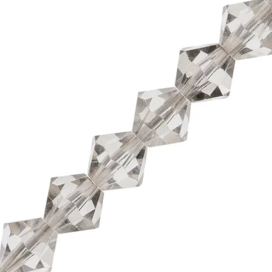 Preciosa Bicone 6mm Crystal Velvet 5" Strand