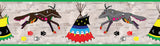 Printed Ribbon 2" Ledger Wolf Birch - Per Yard