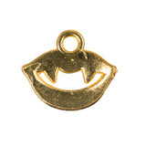 1/2" Vampire Lips Enamel Metal Charm 10/pk