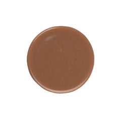 Resin Cabochons, Round 18mm Matte Brown 10/pk