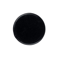 Resin Cabochons, Round 18mm Matte Black 10/pk