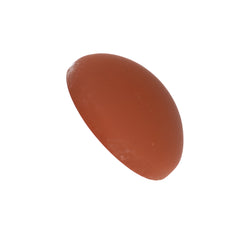 Resin Cabochons, Round 18mm Matte Sienna 10/pk