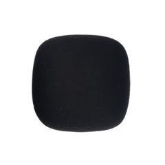 Resin Cabochon Square 15mm Matte Black 10/pk