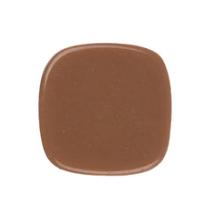 Resin Cabochons, Square 15mm Matte Brown 10/pk