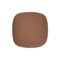 Resin Cabochons, Square 15mm Matte Brown 10/pk