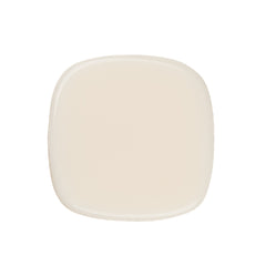 Resin Cabochon Square 15mm Matte Cream 10/pk