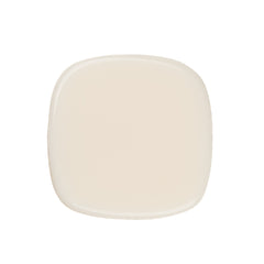 Resin Cabochons, Square 15mm Matte Cream 10/pk