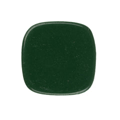 Resin Cabochons, Square 15mm Matte Emerald 10/pk