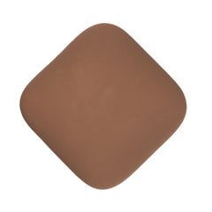 Resin Cabochon Square 17mm Matte Brown 10/pk