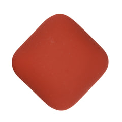 Resin Cabochon Square 17mm Matte Terracotta 10/pk