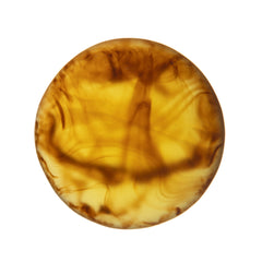 Resin Cabochon Round 18mm Matte Marble Root Beer 10/pk