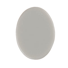 Resin Cabochons, Oval 19mm Matte Marble Grey 10/pk