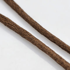 2mm Coconut Brown Rattail Cord 10m