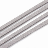 Faux Suede 5mm Lace 5m Light Grey