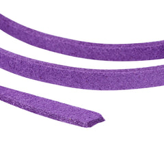 5mm Faux Suede Lace Dark Orchid 5m