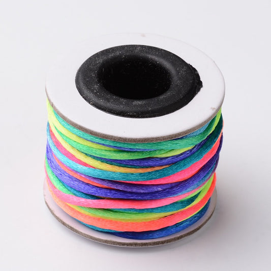2mm Rainbow Rattail Cord 10m