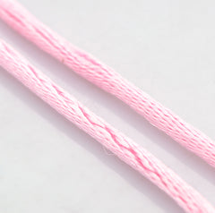 2mm Pearl Pink Rattail Cord 10m