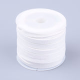 Faux Suede 5mm Lace 5m White