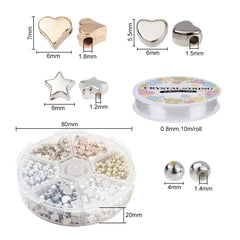 Metallic Heart & Stars Bracelet Kit