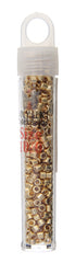 11/0 Delica Bead #0034 24kt Light Gold Plated 3.3g