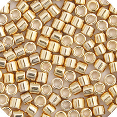 11/0 Delica Bead #0034 24kt Light Gold Plated 3.3g