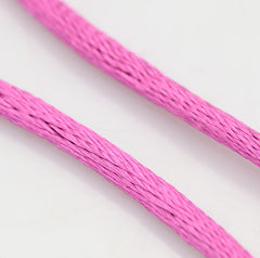 2mm Magenta Rattail Cord 10m