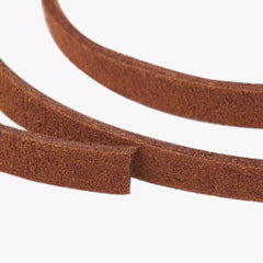 5mm Faux Suede Lace Sienna 5m