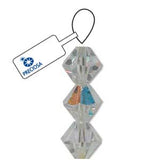 Preciosa Bicone 4mm Crystal AB 5" Strand