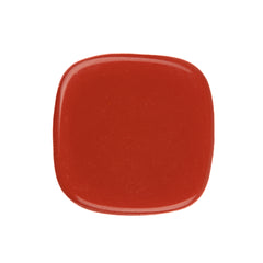 Resin Cabochons, Square 15mm Matte Terracotta 10/pk