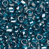 6/0 Toho Seed Beads #108BD Transparent Lustered Teal 8-9g Vial