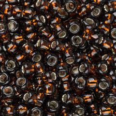 *8/0 Toho Seed Beads #2205 Silver Lined Root Beer 8-9g Vial