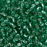 *8/0 Toho Seed Beads #24B Silver Lined Dark Peridot 8-9g Vial
