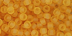 8/0 Toho Seed Beads #2F Tr Frosted Light Topaz 8-9g Vial