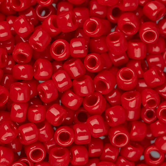 8/0 Toho Seed Beads #45A Opaque Cherry 8-9g Vial