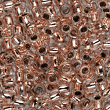 8/0 Toho Seed Beads #740 Copper Lined Crystal 8-9g Vial