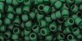 8/0 Toho Seed Beads #939F Tr Frosted Green Emerald 8-9g Vial