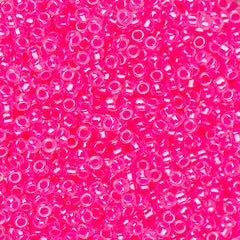 15/0 Toho Seed Beads #910 Ceylon Hot Pink 8-9g Vial