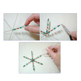 Wire Snowflake Ornament Form 6" 6/pk