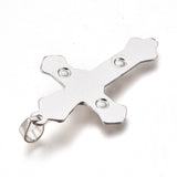 Crucifix Metal Pendant 50x31mm 1/pk