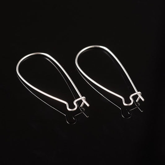 Silver Kidney Hook Earrings 100/pk