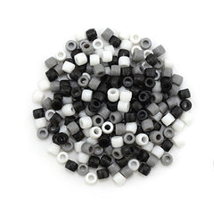 Pony Beads 200/pk - B&W