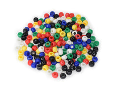 Pony Beads 175/pk - Opaque Multi Mix