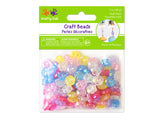 Acrylic Flower Beads 28g Multi Colour