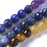 Chakra Mixed Beads 6mm Faceted (Natural) 15-16" Strand