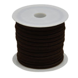 Faux Suede 5mm Lace 5m Coconut Brown