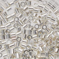 1.5mm Crimp Tubes Silver Plate 100/pk