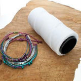 Knot It 1mm Waxed Brazilian Cord 144m Card Extra White
